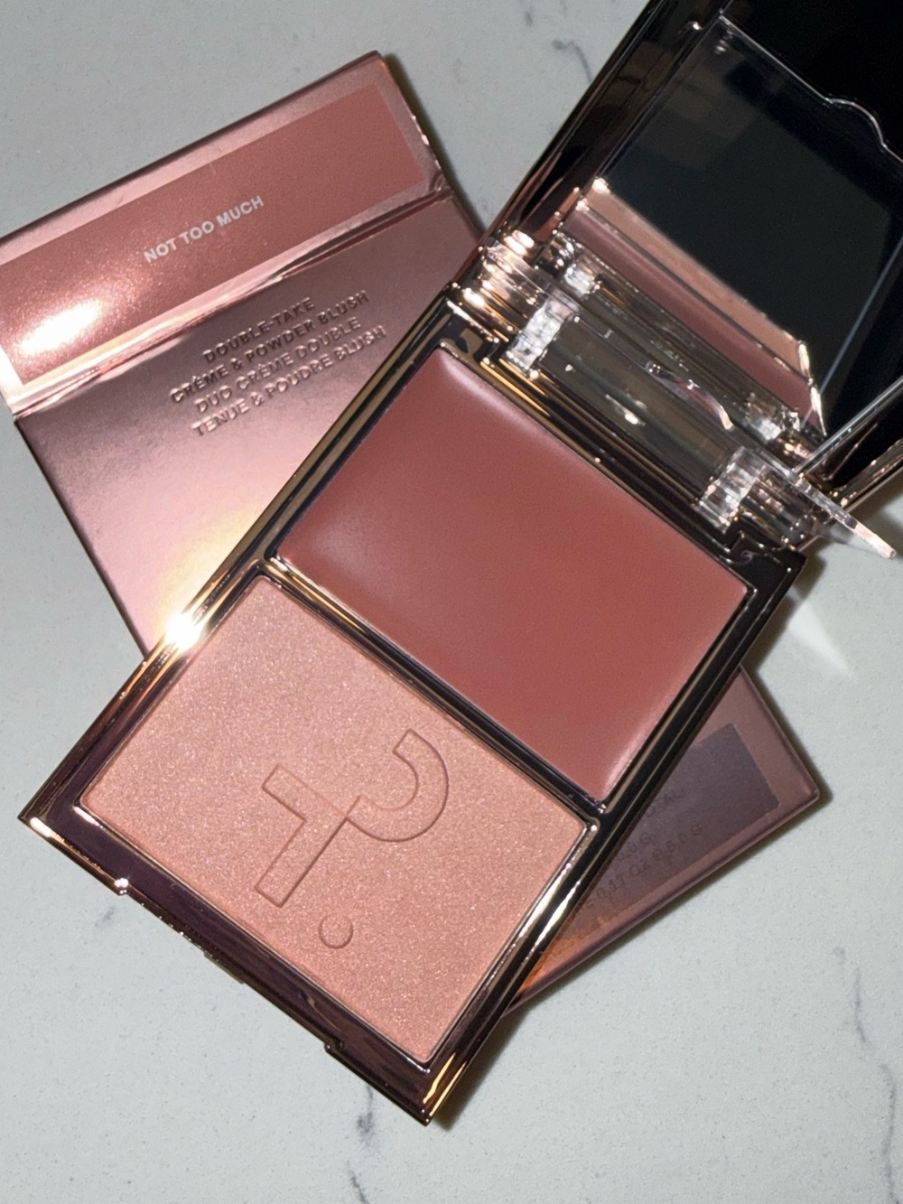 NWT PATRICK TA Major Headlines Double-Take Crème & Powder Blush Duo